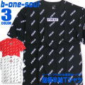 b-one-soul Tシャツ 総柄 半袖Tシャツ ワイドシルエット メンズ B ONE SOUL トップス TSS-280