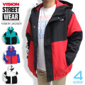 VISION ジャケット 切り替え 中綿ジャケット ビッグシルエット ヴィジョン マウンテンパーカー VISION-050