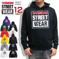 VISION パーカー ロゴプリント スウェットパーカー ヴィジョン トップス スウェット メンズトップス VISION-102