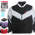 VISION ジャケット ライン切り替え トラックジャケット ヴィジョンストリートウェア ナイロンブルゾン VISION-138