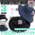 VISION STREET WEAR バケットハット ★ ヴィジョンストリートウェア ブランドタがポイント。VISION-302