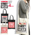 VISION トートバッグ ヴィジョンストリートウェア ショルダーバッグ キャンバス 2WAYバッグ VISION-VST806