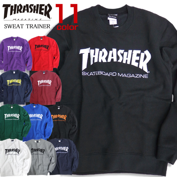 THRASHER トレーナー ロゴプリント スウェット トレーナー スラッシャー マグロゴ トップス THRASHER-053