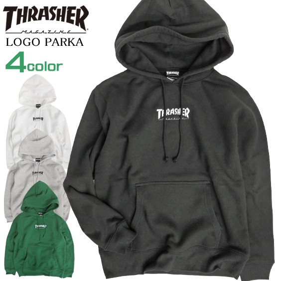 THRASHER パーカー ロゴ刺繍 スウェットパーカー メンズ スラッシャー マグロゴ 裏起毛 THRASHER-059