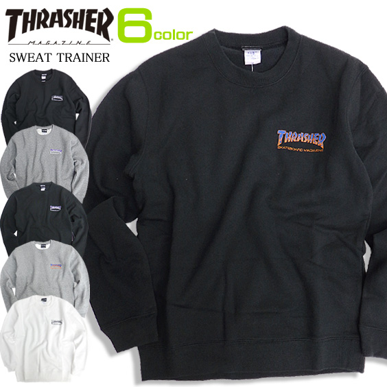 THRASHER トレーナー ファイアーロゴ スウェット メンズ スウェットトレーナー 裏起毛 THRASHER-063