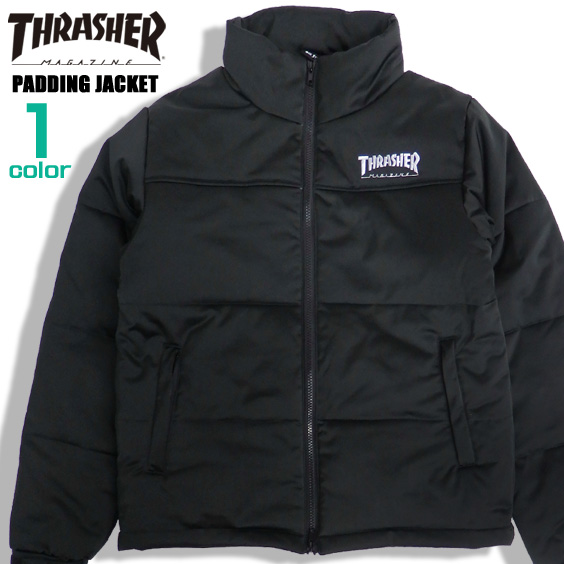 THRASHER ジャケット ロゴ刺繍 中綿ジャケット スラッシャー メンズ スラッシャーマガジン THRASHER-068