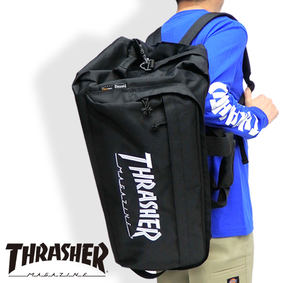 THRASHER ボストンバッグ 3WAYバッグ リュック バックパック ショルダーバッグ THRASHER-THRCD601
