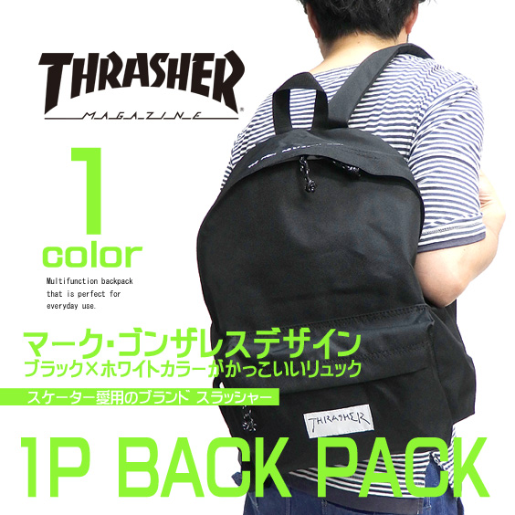 THRASHER バッグ スラッシャー デイパック マーク ゴンザレス リュックサック THRASHER-THRGZ5900