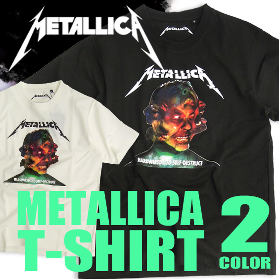 METALLICA Tシャツ メタリカT メンズ Tシャツ メンズ ロックTシャツ HARDWIRED Tシャツ TSS-210