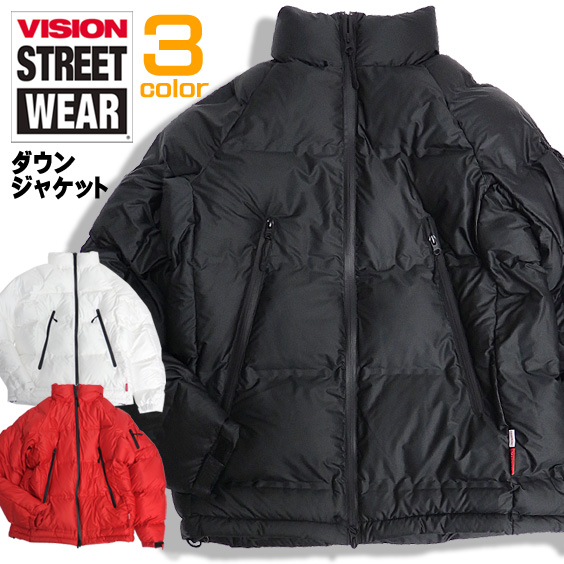 VISION ジャケット シームレス加工 中綿ジャケット ヴィジョン ヴィジョンストリートウェア アウター VISION-082