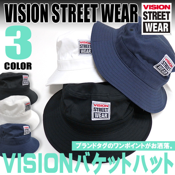 VISION STREET WEAR バケットハット ★ ヴィジョンストリートウェア ブランドタがポイント。VISION-302