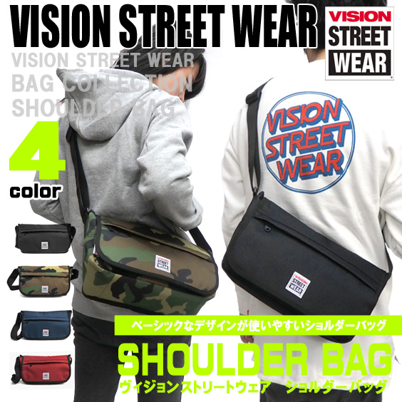 VISION STREET WEAR メッセンジャーバッグ ヴィジョンストリートウェア ショルダーバッグ VISION-319