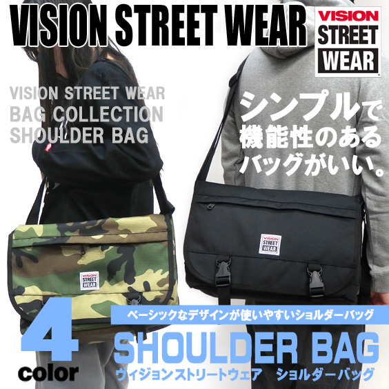 VISION STREET WEAR メッセンジャーバッグ ヴィジョンストリートウェア バッグ VISION-VSPC402N