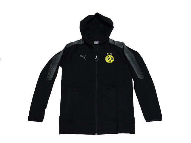 ドルトムント・カジュアルフードジャケット（ブラック）【新品】