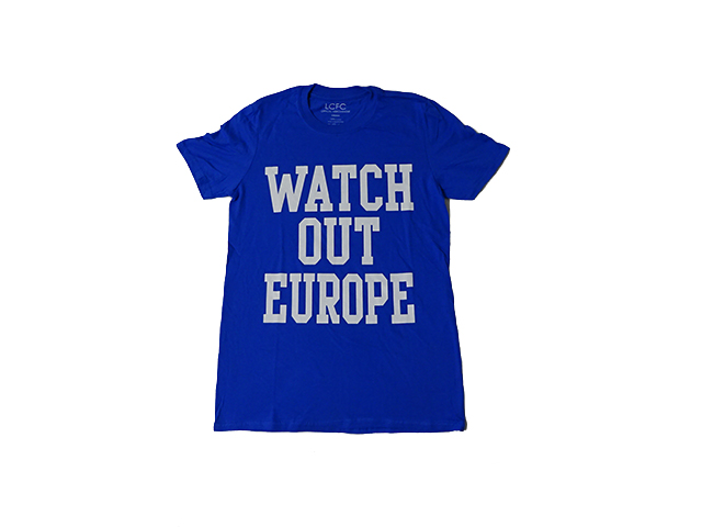 LCFCプリントTシャツ(Watch Out Europe)【新品】