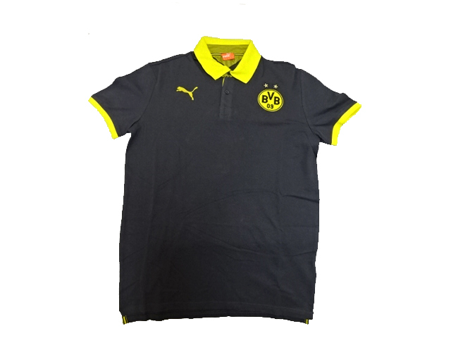 ドルトムント：ポロシャツ（ブラック＆イエロー）【新品】