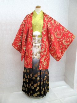 男紋付　Ｍ-45赤オリジナル