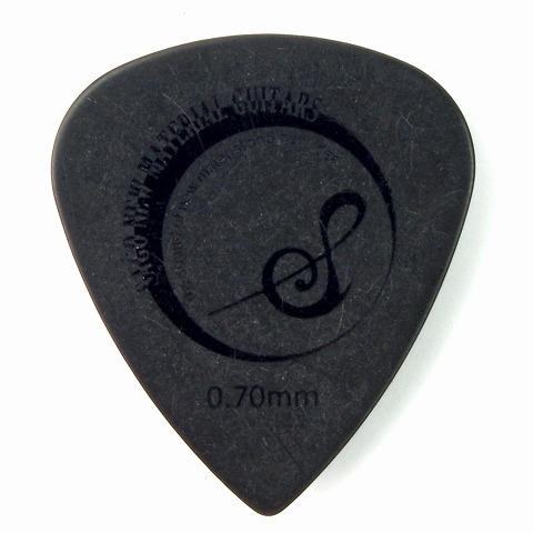 Sago(サゴ) ギターピック Teardrop Black ポリアセタール0.7mm