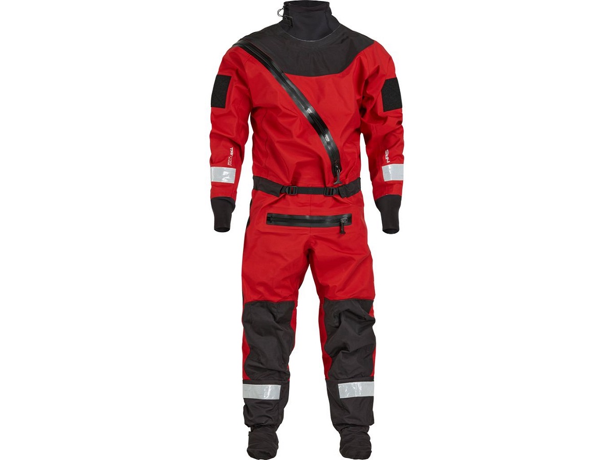 赤色　Lサイズ　ドライスーツ NRS アセントSARドライスーツ M レスキュージャパン