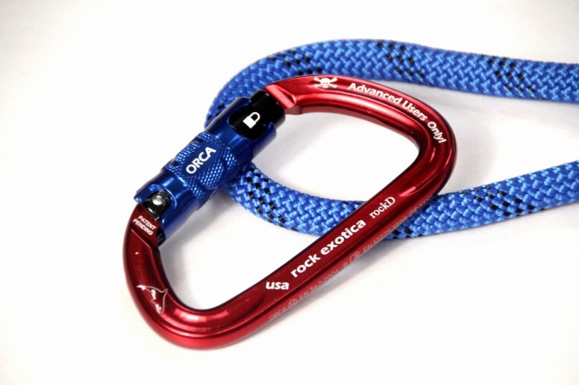 ロックエキゾチカ オーカーロック アルミカラビナ