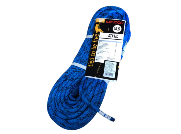 セミスタティックロープ 10.5mm50 m テンドン ブルーEN1891