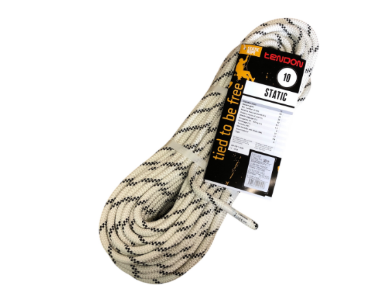 セミスタティックロープ 10mm50 m テンドン ホワイトEN1891
