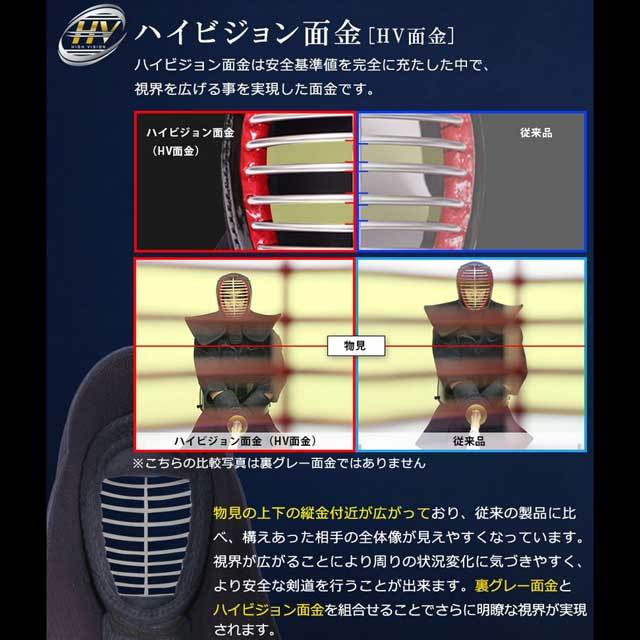 新商品 剣道 ミツボシ 6mm織刺 A-1 α MARK-2 面単品 NEWモデル A-1