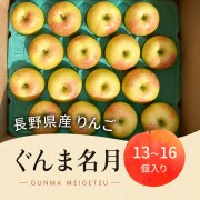 長野県 山形村産 りんご《品種：ぐんま名月》（１３個～１６個入箱）【１0月下旬頃～１１月上旬頃】