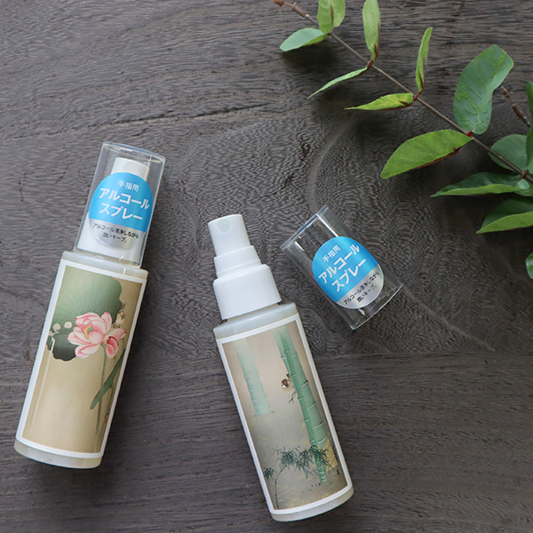 Agクリアハンドスプレー「小原古邨」デザインラベル｜ルバンシュ-自然