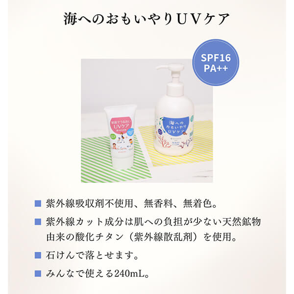 海へのおもいやりＵＶケア