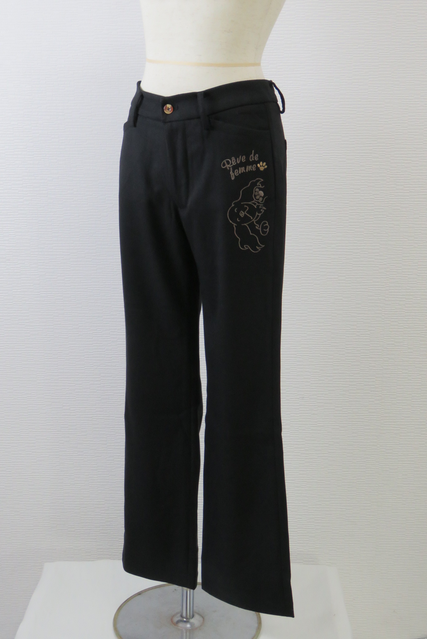 183-4001　ストレッチパンツ　（ポリ７０％、レーヨン２８％、ポリウレ２％）　サイズ：M・L・XL
