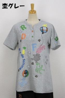 252-1008　ロング丈半袖Ｔシャツ　（綿72％、ポリ28％）サイズ：Ｍ・Ｌ・ＸＬ