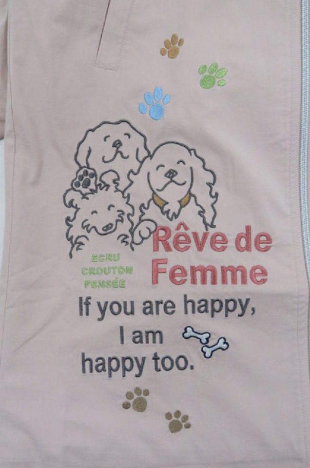 レーブドファーム Reve de F emme フード付き綿コート