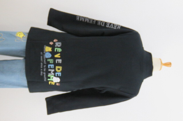 45R チュニックトレーナー襟付き 45R チュニックトレーナー襟付き