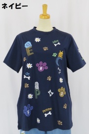 232-1003　ラウンドネック半袖チュニック（綿９５％、ポリウレ５％）サイズ：Ｍ・Ｌ・ＸＬ