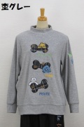 264-1003　スタンドネックプルオーバー（ポリ97％、ポリウレ3％）サイズ：M・L・XL
