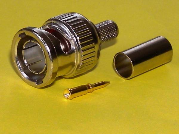 圧着BNCコネクタ　BNC-3C2V(10個入)×13袋 圧着BNCコネクタ BNC-3C2V(10個入)×13袋 圧着BNCコネクタ 3C2V用