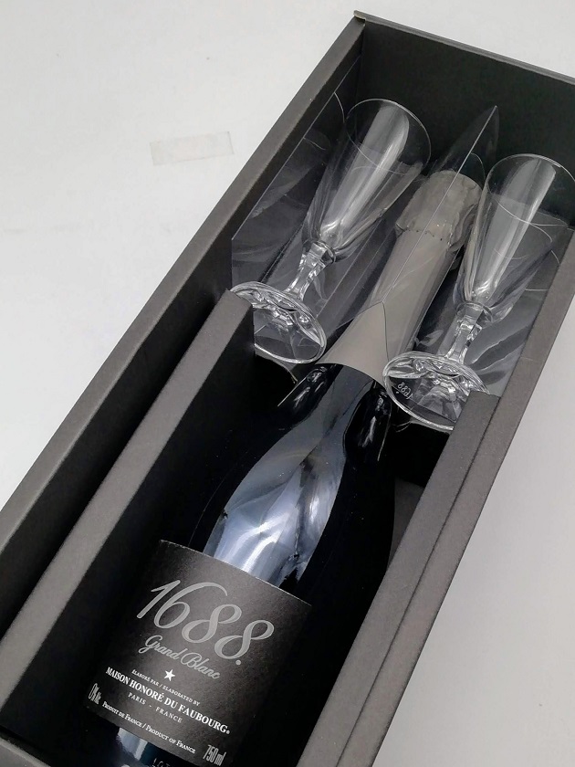 1688グランブラン・ペアグラスセット（ノンアルコールスパークリング）