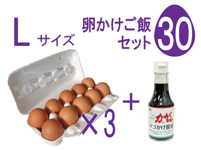 卵かけご飯セットＬ３０個入