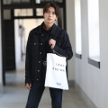 大草直子さんコラボグッズ　トートバッグ（ホワイト）