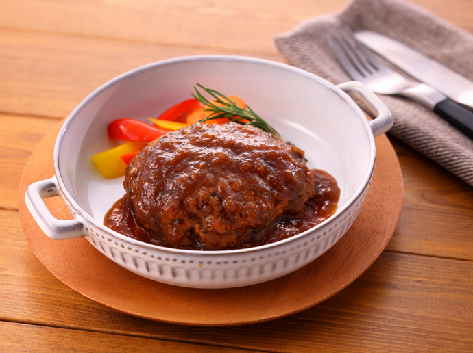 牛たんハンバーグ(和風ソース)