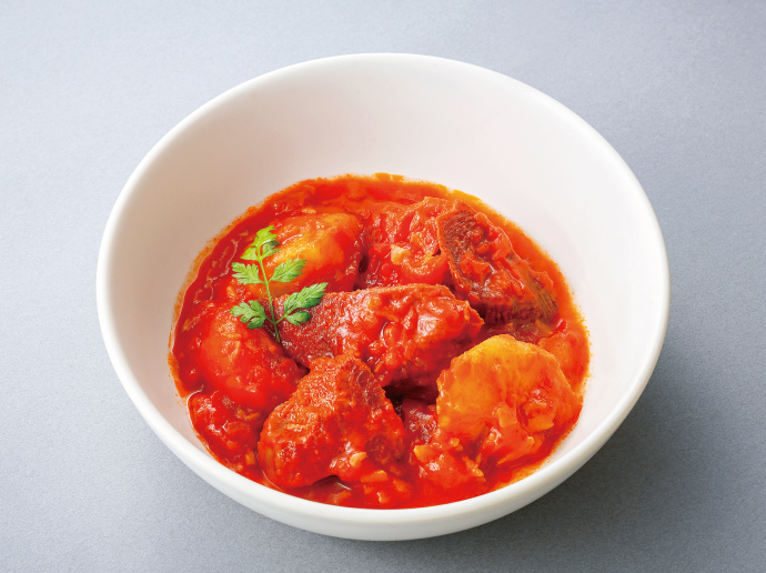 牛たんトマトソース煮