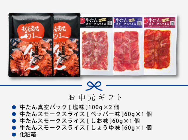 専用牛タンスライス2セット 送料無料]牛たんと牛たんスモークスライスセット GS《利久バラエティ