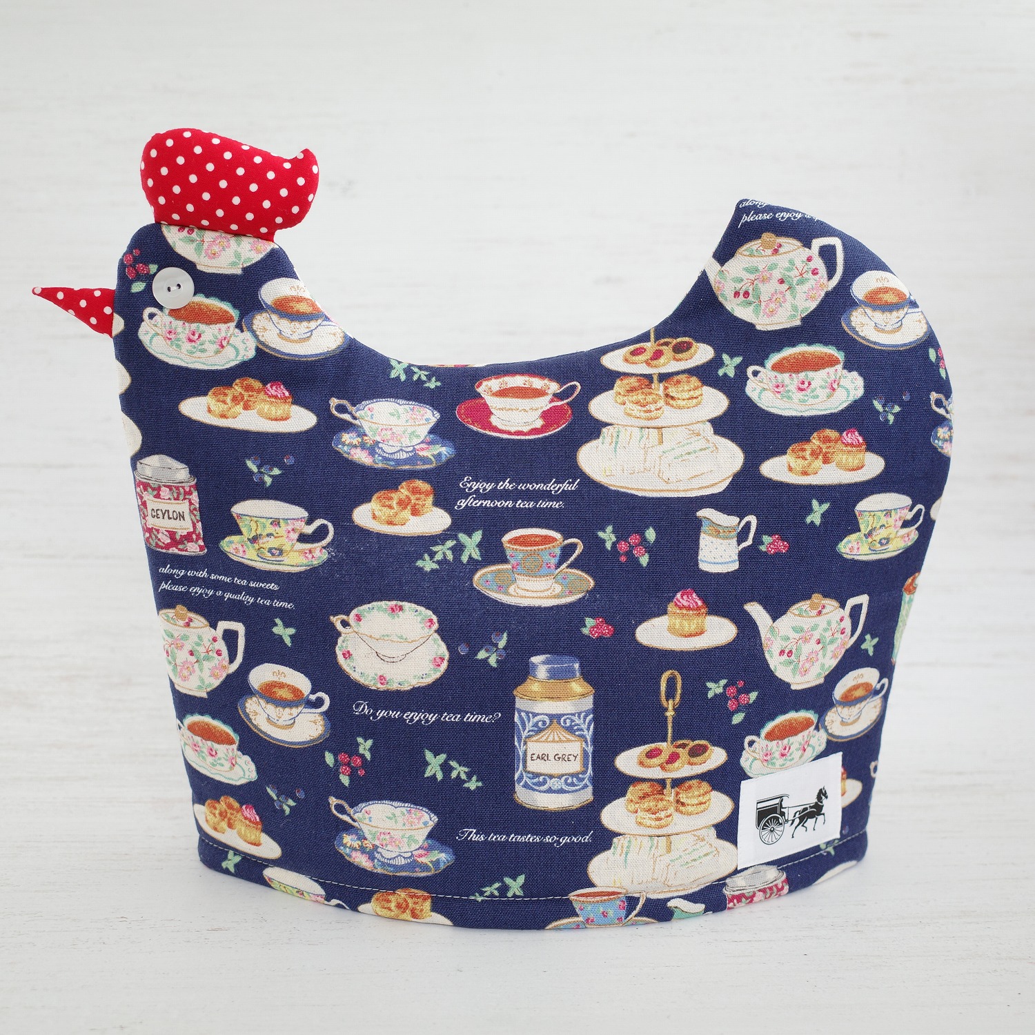 7月17日(金)19時～販売開始 リントンズ にわとり型ティーコジー(Tea cosy) NO,100