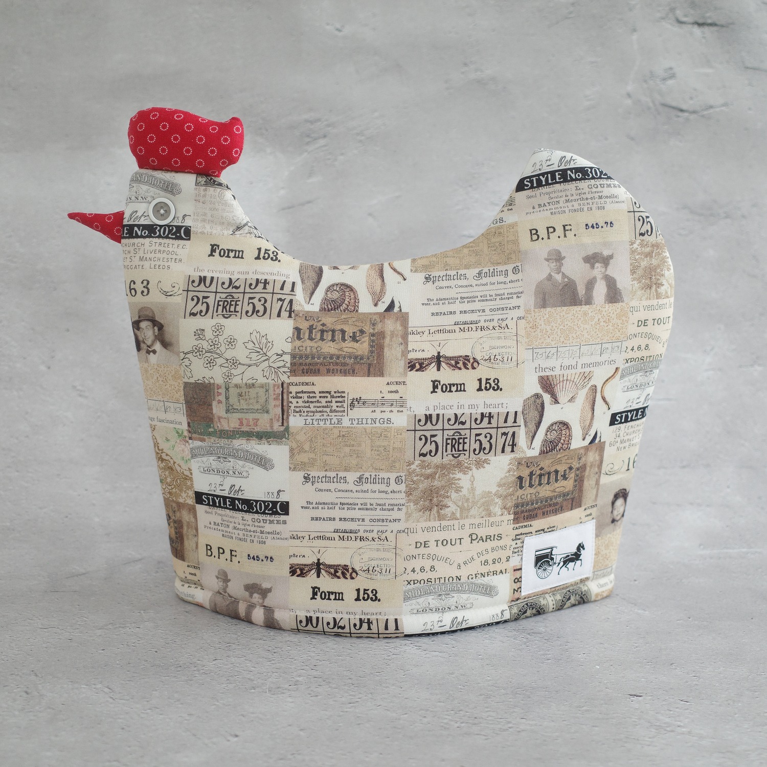 にわとり型ティーコジー（Tea cosy） NO,1