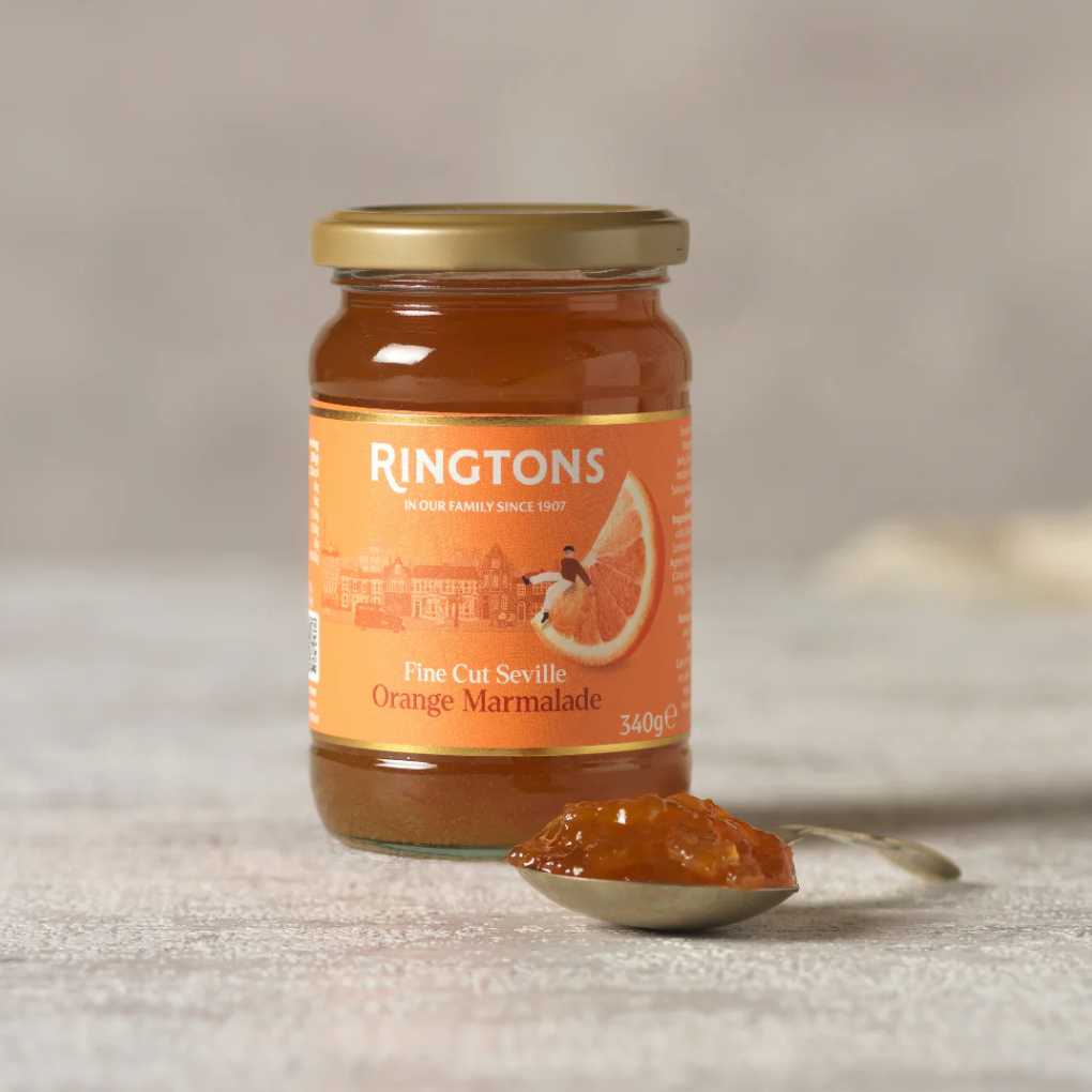 英国紅茶 Ringtons リントンズ【紅茶商オリジナル 英国産 マーマレードジャム】340g