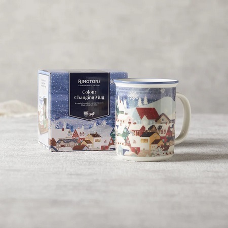 ◎数量限定！英国から届いたカラーチェンジングマグ クリスマスの街並みバージョン