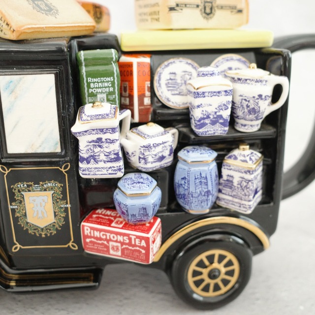 リントンズ】×【Cardew社】 クラシックバンのティーポット Ringtons