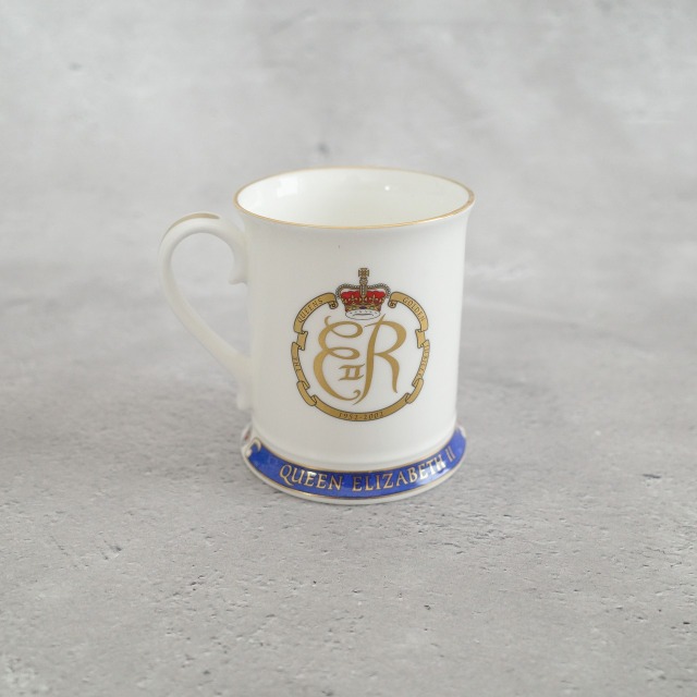 リントンズ】英国製 エリザベス女王即位50周年記念限定マグカップ