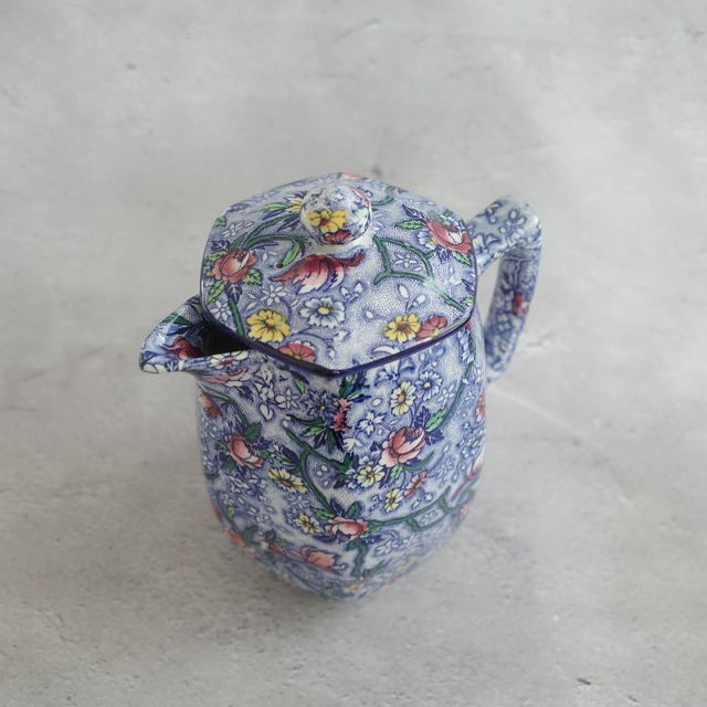 リントンズ】×【Maling Pottery】約100年前製造 オリジナル チンツ柄